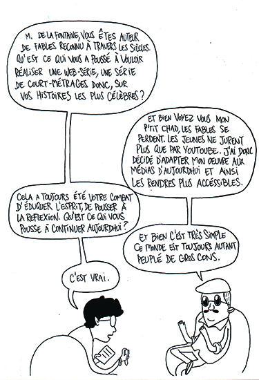 Jean de la Fontaine par Chad Poroi Jean de la Fontaine par Chad Poroi